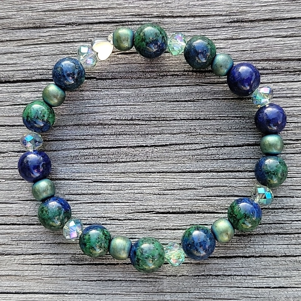 Grass Agate Bracelet